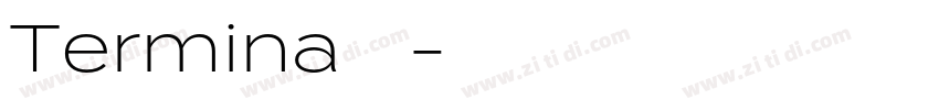 Termina字体字体转换