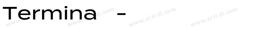 Termina字体字体转换