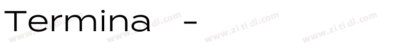 Termina字体字体转换