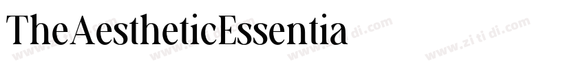 TheAestheticEssentia字体转换