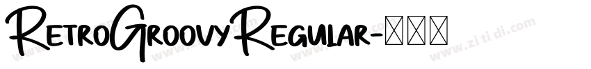 RetroGroovyRegular字体转换