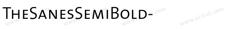 TheSanesSemiBold字体转换