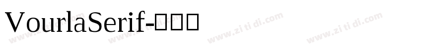 VourlaSerif字体转换