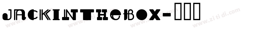 Jackinthebox字体转换