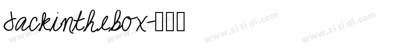 Jackinthebox字体转换
