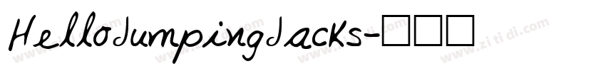 HelloJumpingJacks字体转换