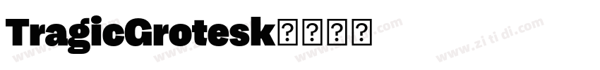 TragicGrotesk字体转换