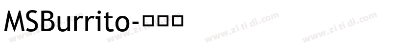 MSBurrito字体转换