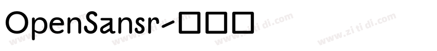 OpenSansr字体转换 OpenSansr字体转换