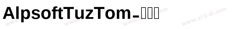 AlpsoftTuzTom字体转换