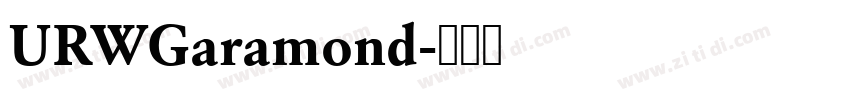 URWGaramond字体转换