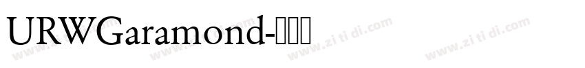 URWGaramond字体转换