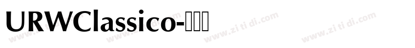 URWClassico字体转换