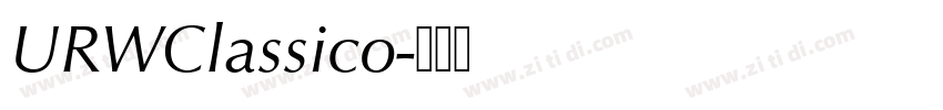 URWClassico字体转换