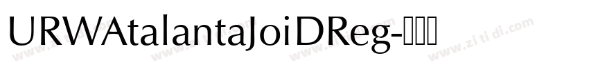 URWAtalantaJoiDReg字体转换