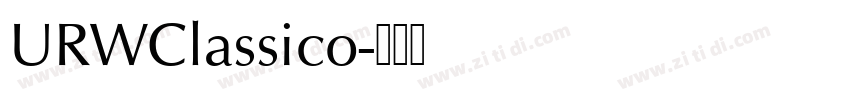 URWClassico字体转换