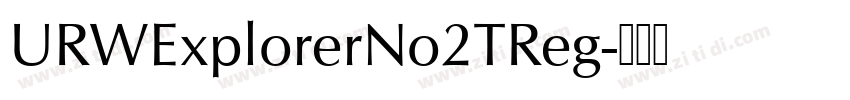 URWExplorerNo2TReg字体转换