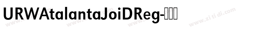 URWAtalantaJoiDReg字体转换