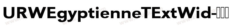 URWEgyptienneTExtWid字体转换