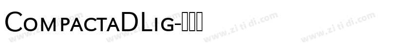 CompactaDLig字体转换