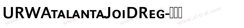 URWAtalantaJoiDReg字体转换