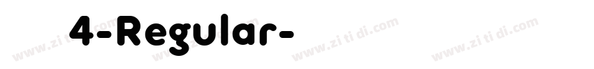 清松手寫體4-Regular字体转换