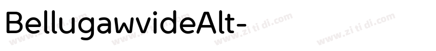 BellugawvideAlt字体转换