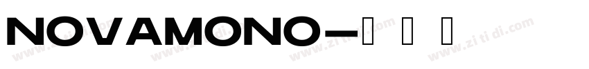 NOVAMONO字体转换
