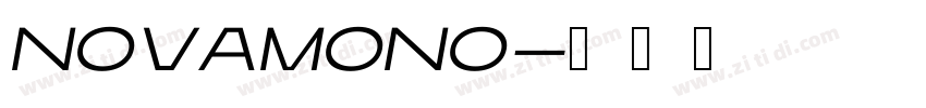 NOVAMONO字体转换