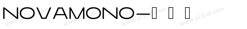 NOVAMONO字体转换