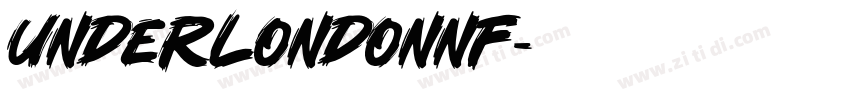 UnderLondonNF字体转换