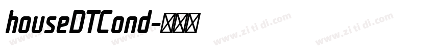 houseDTCond字体转换