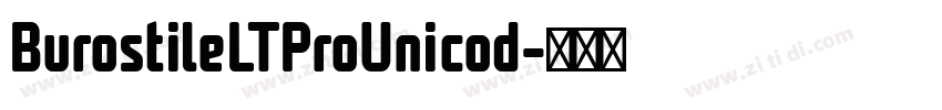 BurostileLTProUnicod字体转换