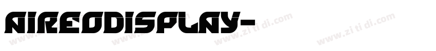 AireoDisplay字体转换