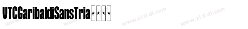 VTCGaribaldiSansTria字体转换