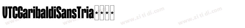 VTCGaribaldiSansTria字体转换