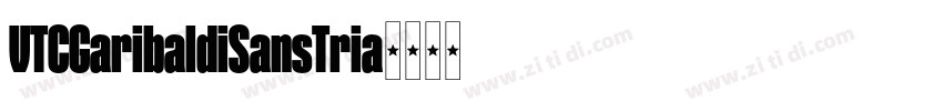 VTCGaribaldiSansTria字体转换