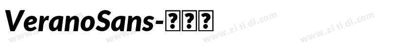 VeranoSans字体转换