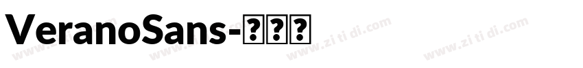 VeranoSans字体转换