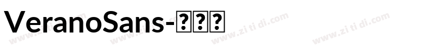 VeranoSans字体转换