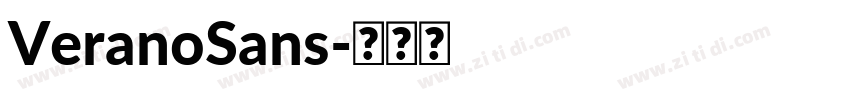 VeranoSans字体转换
