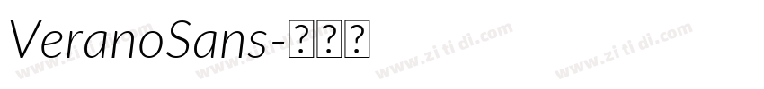 VeranoSans字体转换