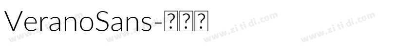 VeranoSans字体转换