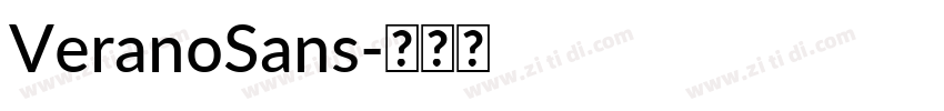 VeranoSans字体转换