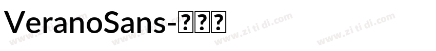 VeranoSans字体转换