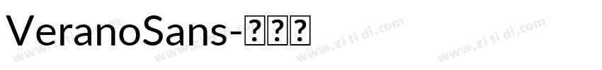 VeranoSans字体转换