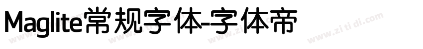 Maglite常规字体字体转换