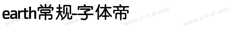 earth常规字体转换