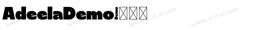 AdeelaDemo字体转换