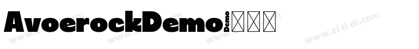 AvoerockDemo字体转换 AvoerockDemo字体转换